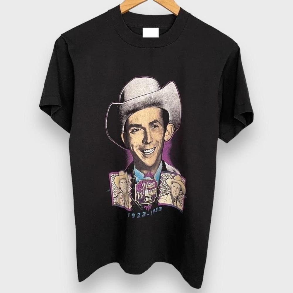 Hank Williams Sr 1980S Country Music Legend Fan T-Shirt